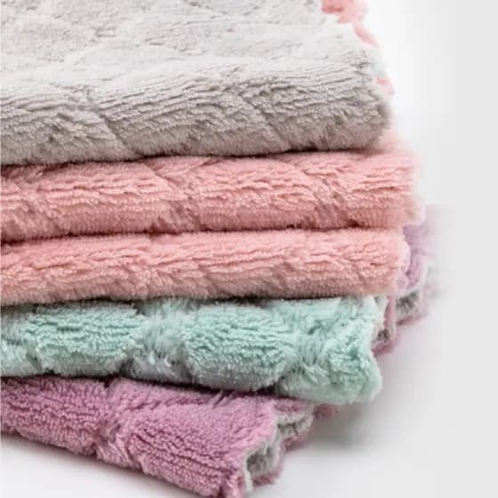 Pano De Limpeza 25x15CM Pano Super Absorvente Microfibra Para  Limpar De Cozinha Promoção