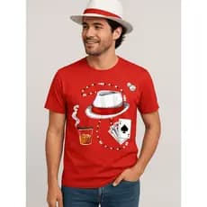 Camiseta Masculina Zé Pilintra Religiosa Feminina Umbanda Malandros Algodão Premium Unissex