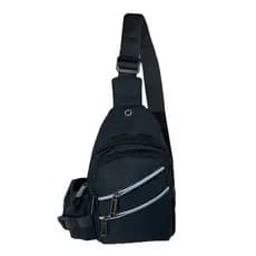 Bag Bolsa transversal masculina tira-colo porta garrafa masculino multifuncional de ombro