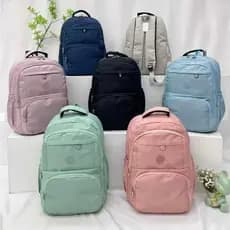 Mochila Feminina Escolar Faculdade Passeio e Trabalho Forrada em Nylon