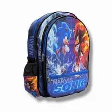Mochila Bolsa Escolar SUPER SONIC Grande Infantil Personagem Animes