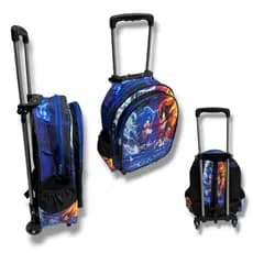 Mochila Escolar com Carrinho SONIC Infantil Criança Personagem