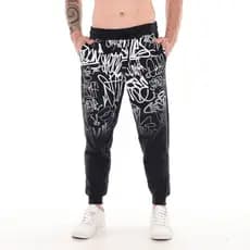 CALÇA MOLETINHO ADULTO JOGGER ESTAMPADA