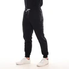 Calça Moletom Grossa Flanelada Masculina Com Cordão