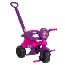 Triciclo Infantil Completo nas cores Roxo/Rosa/Azul/Verde: COMPLETA e INMETRO - Motoca Velotrol Totoca - QUEEN SHOP