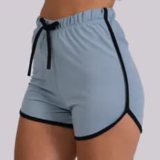 Shorts Feminino Moletinho Viés Lateral