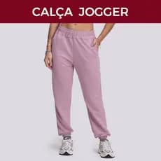 Calça Moletinho Feminina Jogger Lisa
