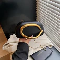 Bolsa clutch de noite com novo design de nicho 2025, bolsa transversal da moda para combinar com bolsa clutch social