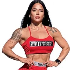 Top Treino Fitness Feminino Academia Aeróbico Boot Training Brasil