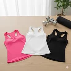 Regata Feminina Cavada Dry Fit Academia Fitness Premium Treino Conforto