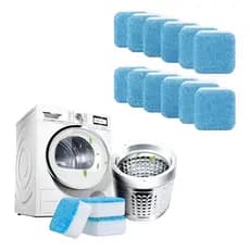 Kit 10 Pastilha Limpar Higienizar Máquina De Lavar