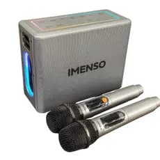 Caixa De Som Bluetooth Imenso X32 120W 2 Microfones RGB