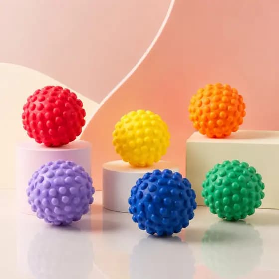 Bola Massageadora Antiestresse com Cravos para Fisioterapia e Relaxamento