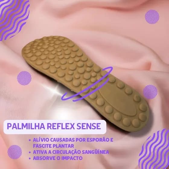 Palmilha Ortopédica Anatômica Confortável Para Esporão e Fascite Plantar Anti Impacto
