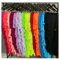 Saída de Praia Pareo longa  Com Babado super Promoção Moda23
