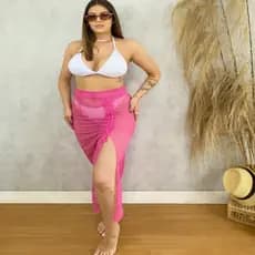 SAIA PUXE ARRASTAO LONGO FEMININA