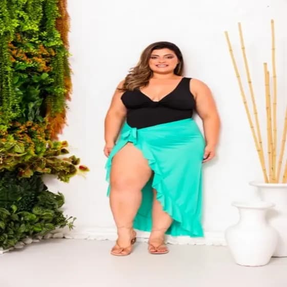 PAREO PLUS SIZE CANGA LISO SAIDA DE PRAIA/VERAO/SAIDA DE PRAIA