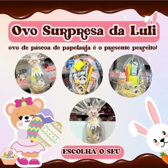 Ovo de Páscoa Surpresa da Luli