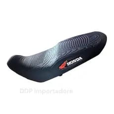 Capa De Banco Moto Antiderrapante Universal Honda CG 125 150 160 Titan Fan Bros Emborrachada Resistente Conforto