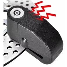 Trava Cadeado De Freio Disco Com Alarme Sonoro Para Moto