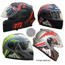 Capacete de motocicleta unissex Capacete de moto completo Four Seasons Capacete Universal Protetor estilo pro tork r8