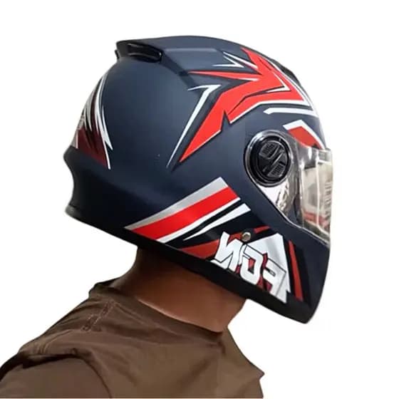 Capacete de Moto Completo Unissex Universal Quatro Estações Estilo Pro Tork R8