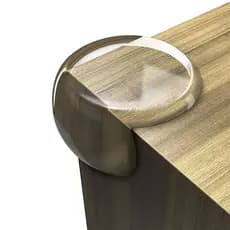 Kit 12 Protetor Quina De Mesa Em Silicone Com Adesivo Para Móveis Quarto Cozinha Promoção