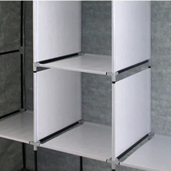 Guarda Roupa Dobrável Organizador De Roupas Roupeiro Guarda Organizador Compacto Desmontavel