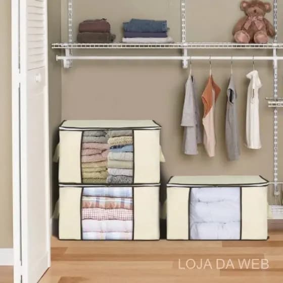 3/4/5 Pcs Caixa Organizadora Grande  Multiuso Caixa Organizadora De Guarda Roupa PromoçõEs.