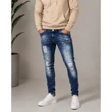 Calça Jeans Estilo Jogador Caro Personalizada C/ Elastano 36 ao 48 Copa Frio Inverno