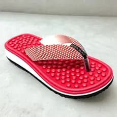 Chinelo Femenino Rosa Rosê Ortopedico Massageador Leve e Macia Sandália Papete Anabela 100% EVA