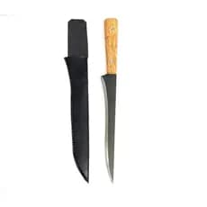 FACA FILETEIRA ARTESANAL AÇO CARBONO Afiada Rústica 30 cm para Peixe e carnes.