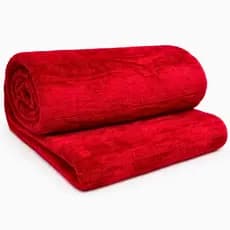 Cobertor Manta Coberta Edredom Mantinha Casal Queen Soft Fleece Decoração Quente Grossa Vermelho