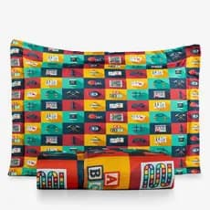 Jogo Lençol Roupa Cama Solteiro Elastico Avulso Toque Macio Decoração Quarto Menino Gamer Jogos Luxo