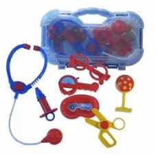 Maleta Kit Médico Azul Brinquedo Mini Doutor Medicina Enfermeiro Faz de Conta