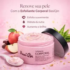Esfoliante Corporal Apple Dreams Basi Qin - Pele Renovada, Macia e Perfumada