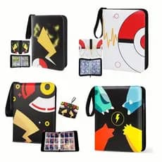 [3x3]900pcs Titular Cartões Pokemon Anime Jogo Binder Titular Cartão Zipper Album Livro Capacidade EX GX Collectibles Pasta Crianças Brinquedos Presente