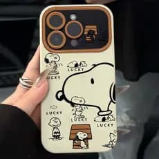 Anime Snoopy fofo, iPhone 17 promax Air 11 16 15 14 13 12 Pro Max Plus XS XR X