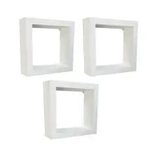 Kit 3 Nicho Decorativo 30x30 Sala Cozinha Banheiro Parede