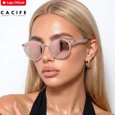 Óculos de Sol Bali Rose Espelhado Redondo Premium Steampunk Clássico Oldstyle uv400 Feminino