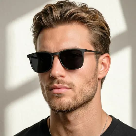 Óculos de Sol Madrid Quadrado Premium Clássico Vintage Retrô Oldstyle uv400 Feminino Masculino