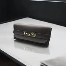 Case Courino Preta Carteira Acessórios Moda Elegante Masculino Feminino Unissex - Cacife Brand