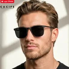 Óculos de Sol Quadrado Original Premium Clássico Tendencia Old Money Hype uv400 Masculino Feminino