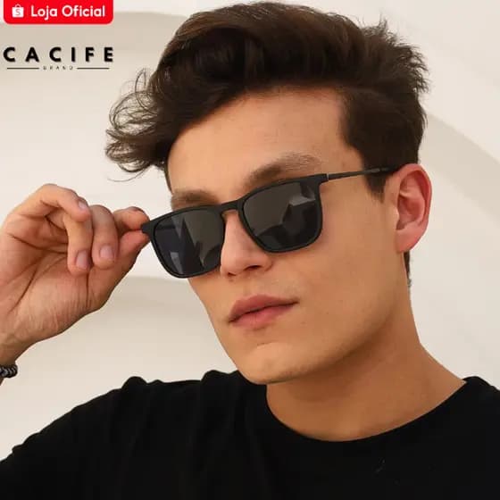 Oculos de Sol Preto Fosco Quadrado Premium Original Mais Vendido Basico Classico uv400 Masculino