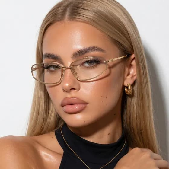 Oculos de Sol Oval Premium Original Blogueira Tendencia moda Praia Verão Em Alta uv400 Feminino
