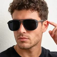 Oculos de Sol Quadrado Soldador Premium Classico Oldstyle Steampunk Retro uv400 Masculino Feminino