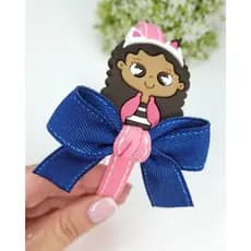 Tiara da Gabby com Laço Jeans ALTA QUALIDADE