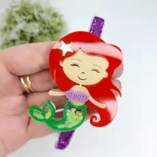 Tiara Ariel Arco de Sereia Tiara de Sereia Princesa Ariel