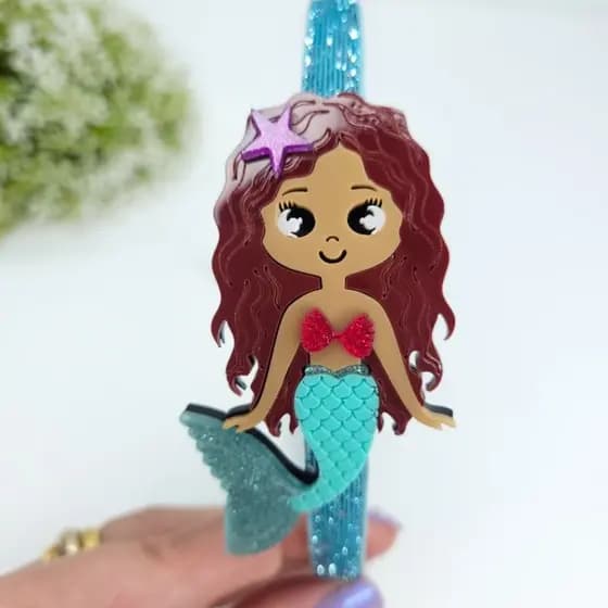 Tiara Ariel Filme / Tiara Sereia / Arco de Sereia / Princesa Ariel