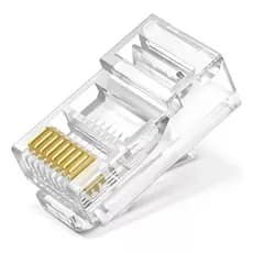 Conector Rj45 Macho Cat6 ou Cat5e